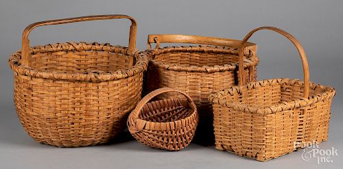 Four assorted baskets.