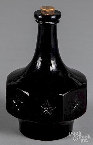 Valley Whiskey dark amber glass bottle
