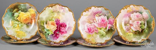 Set of eight Royal Doulton porcelain plates