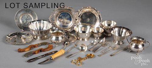 Sterling silver tablewares, etc.