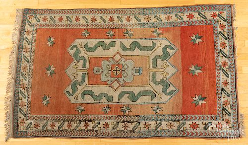 Contemporary Kazak carpet, 7'2" x 4'3".