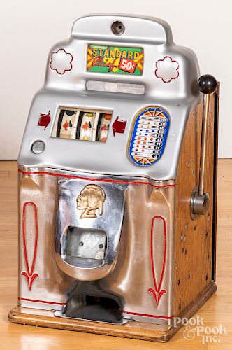 Jennings Standard Chief fifty-cent slot machine.