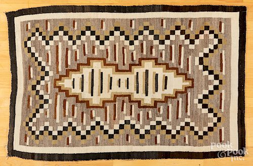 Navajo weaving, 62" x 41".