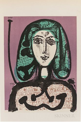 Picasso, Pablo (1881-1973) Lithographe III 1949-1956.