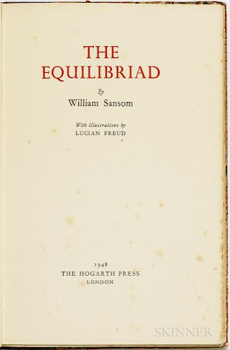 Sansom, William (1912-1976) illus. Lucian Freud (1922-2011) The Equilibriad  , Signed Limited Edition.