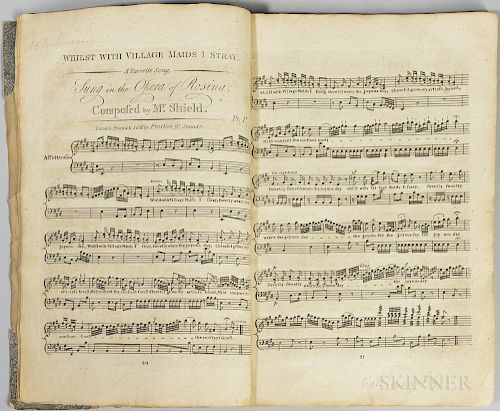 Sheet Music Collection, London, c. 1800.