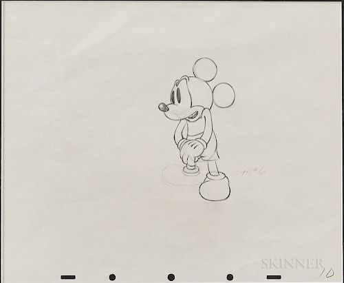 Mickey Mouse Animation Drawing.