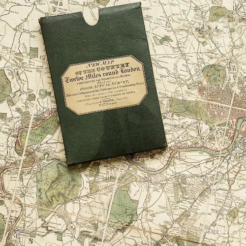 A New Map of the Country Twelve Miles Round London.