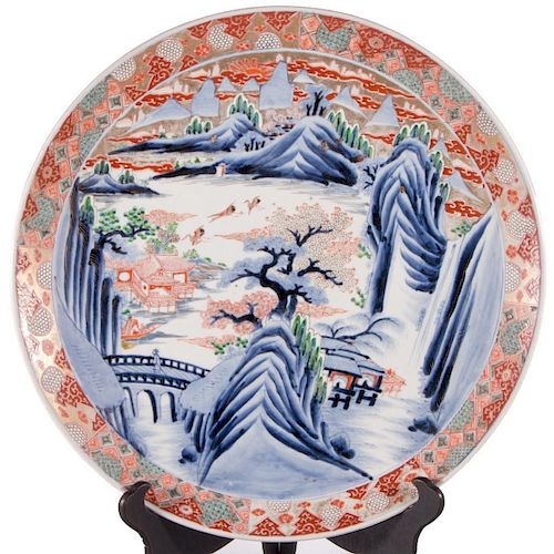 Large 19th century Japanese Imari Platter.