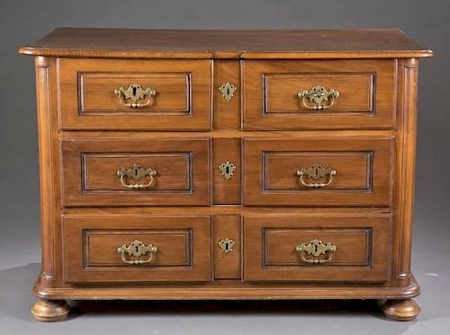 Continental two over two chest of drawers.
