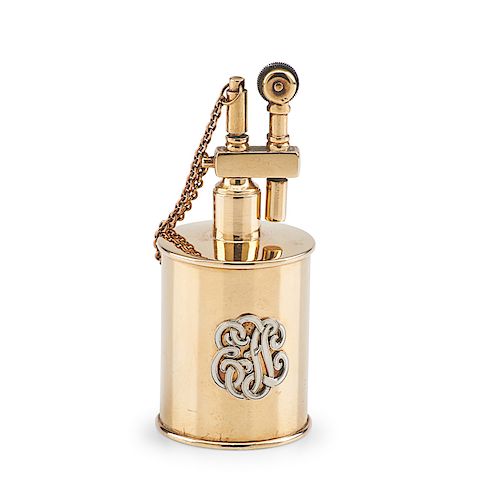 TIFFANY & CO. YELLOW GOLD TABLE LIGHTER
