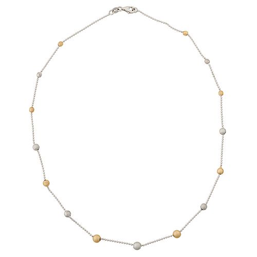 YELLOW & WHITE GOLD NECKLACE