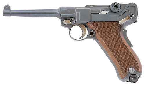 Swiss Model 1906 Military Luger Pistol by Waffenfabrik Bern