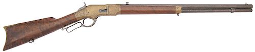 Winchester Model 1866 Conrad Ulrich Engraved Lever Action Rifle
