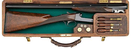 Very Rare Winchester Model 21 Small Bore Boxlock Double Ejectorgun Delivered to Spencer Olin