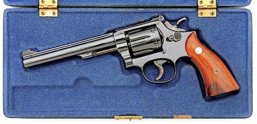 Early Smith and Wesson K-22 Masterpiece Hand Ejector Revolver
