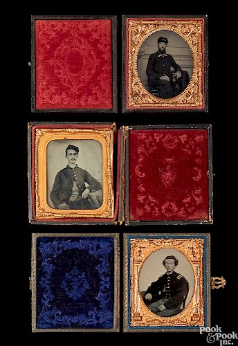 Civil War ambrotype and tintype soldiers