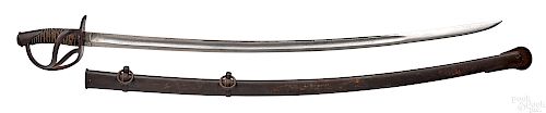 Tiffany & Co. cavalry saber and scabbard