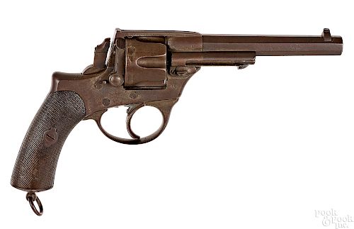 Belgian Pirlot Freres Liege double action revolver