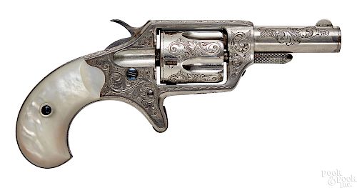 Colt New Line single action nickel plated revolver