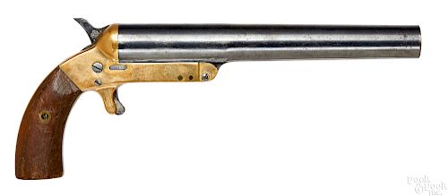 Brass frame flare pistol