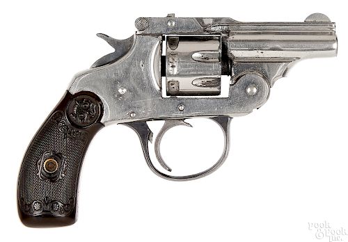Iver Johnson nickel plated revolver