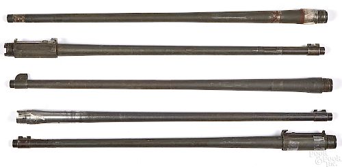 Five 1903 rifle barrels