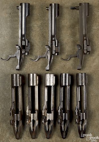 Eight Springfield 1903 receivers