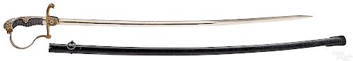 Imperial German Prussian saber and scabbard