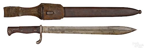 Mauser butchers block bayonet and scabbard