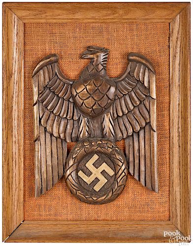 Carved German Nazi Party Eagle