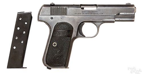 Colt model 1903 hammerless pocket pistol