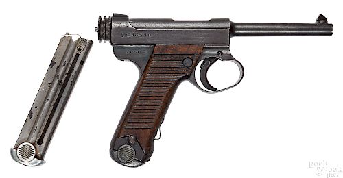 Japanese Nambu semi-automatic military pistol