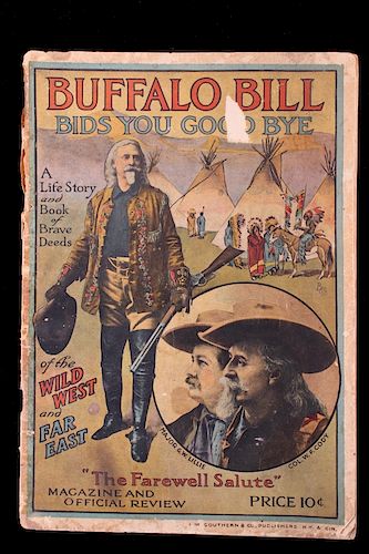 Buffalo Bill Wild West Show Original Program 1910