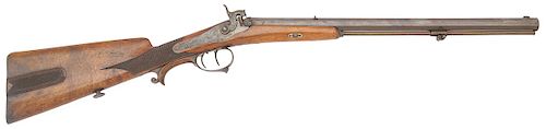 Diminutive Czech Percussion Halfstock Sporting Rifle by MÙller