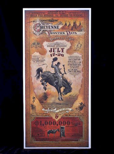 Cheyenne Frontier Days Poster by Bob Coronato