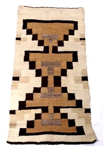 Navajo Crystal Pattern Hand Woven Rug