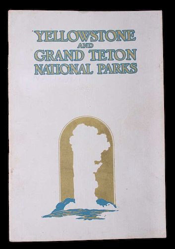 Yellowstone & Teton Park Union Pacific R.R. Advert