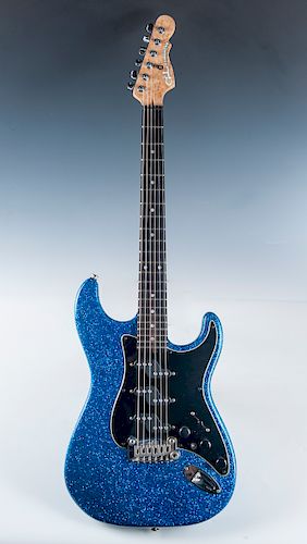 G&L Comanche Blue Metal Flake Electric Guitar