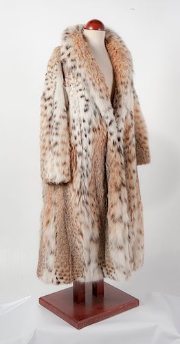 Full Length Lynx Fur Coat