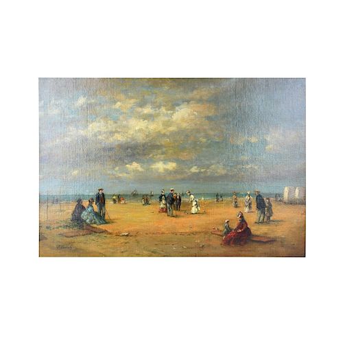 Eugène Baudin, French (1843 - 1907) Oil on Canvas