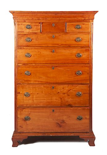 Maple Tall Chest of Drawers