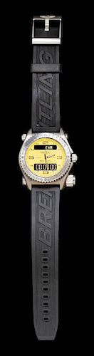 A Titanium Ref. E56121.1 'Emergency' Wristwatch, Breitling,