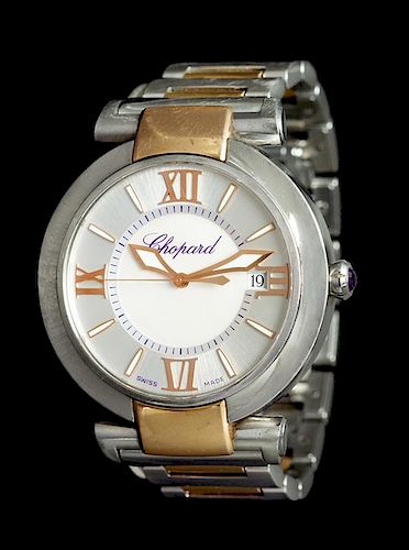 A Stainless Steel and 18 Karat Rose Gold Ref. 8531 'Imperiale' Wristwatch, Chopard,