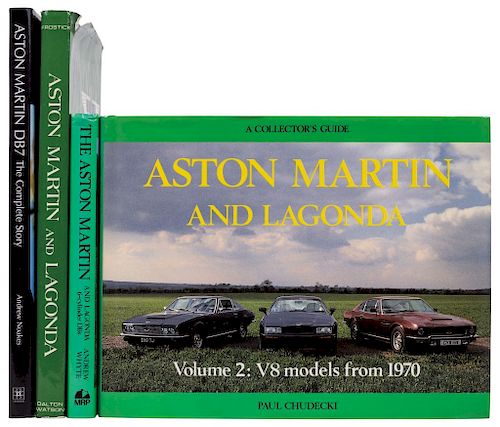 Chudecki, Paul / Frostick, Michael / Noakes, Andrew. The Aston Martin and Lagonda / Aston Martin DB7.  Piezas: 4.