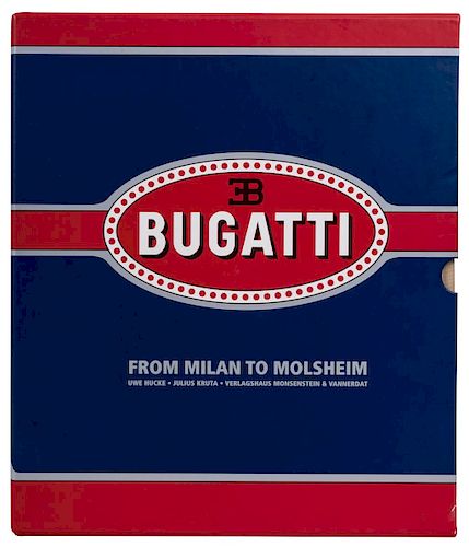 Hucke, Uwe - Kruta, Julius. Bugatti from Milan to Molsheim. München, Germany, 2008. Edición de 1,050 ejemplares.