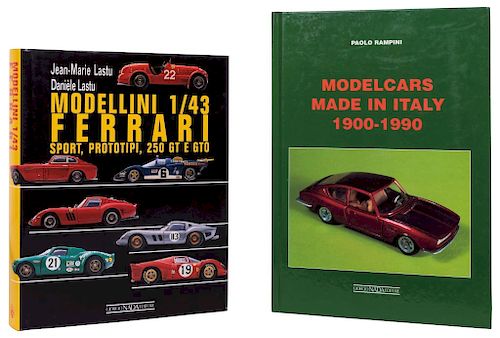 F - Lastu, Jean - Marie / Rampini, Paolo. Modellini 1 / 43 Ferrari / Modelcars Made in Italy 1900 - 1990. a) Lastu,...