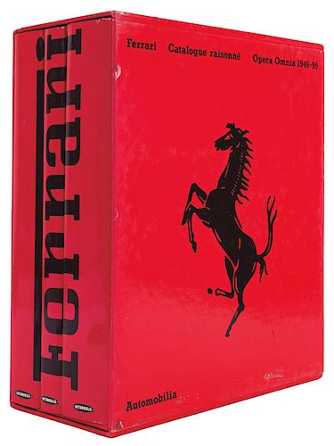 F - Prunet, Antoine. Ferrari. Catalogue Raisonné Opera Omnia 1946 - 90.Italia: Automobilia, 1990.  4o. marquilla, 335;...