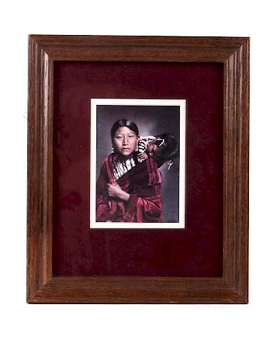 L.A. Huffman Cheyenne Mother and Babe Framed