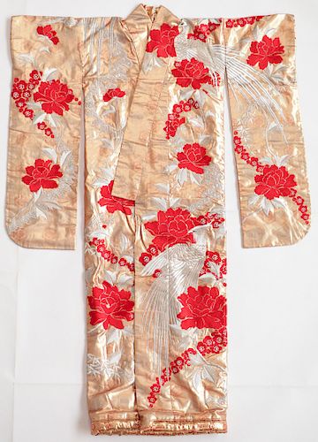 Large Japanese Wedding Kimono